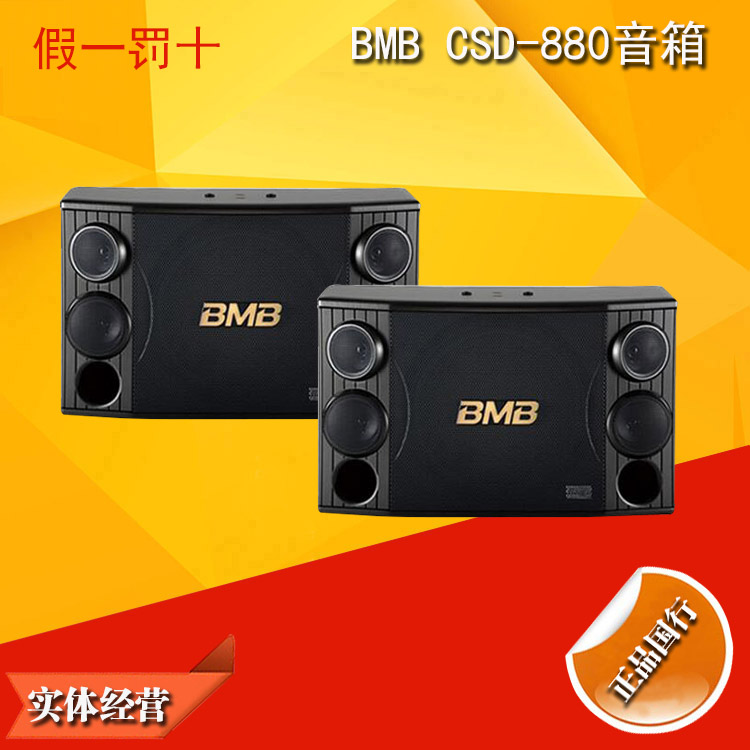 BMB CSD-880音箱专业箱卡包箱 家庭K歌会议演出音箱BMB10寸音箱