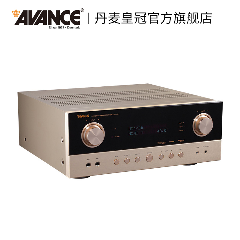 AVANCE（电器） ASR160 高清7.1声道环绕音响功率放大器 功放机